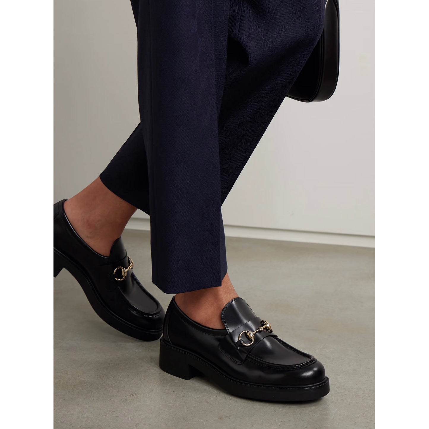 Gucci Loafers w Horsebit in Black, size 37.5