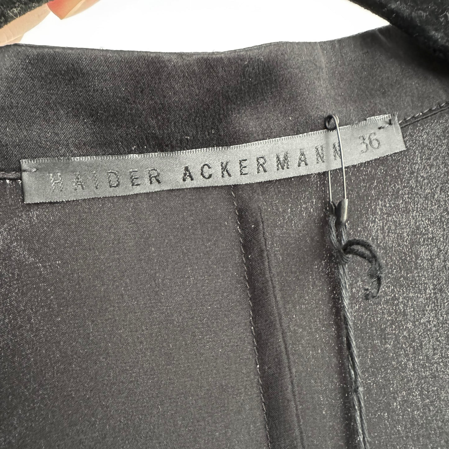 Haider Ackermann Oversize Silk Blouse, size 36 (fits a tall M-XL ish?)