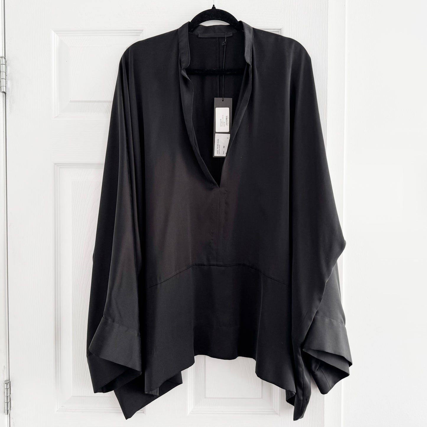 Haider Ackermann Oversize Silk Blouse, size 36 (fits a tall M-XL ish?)