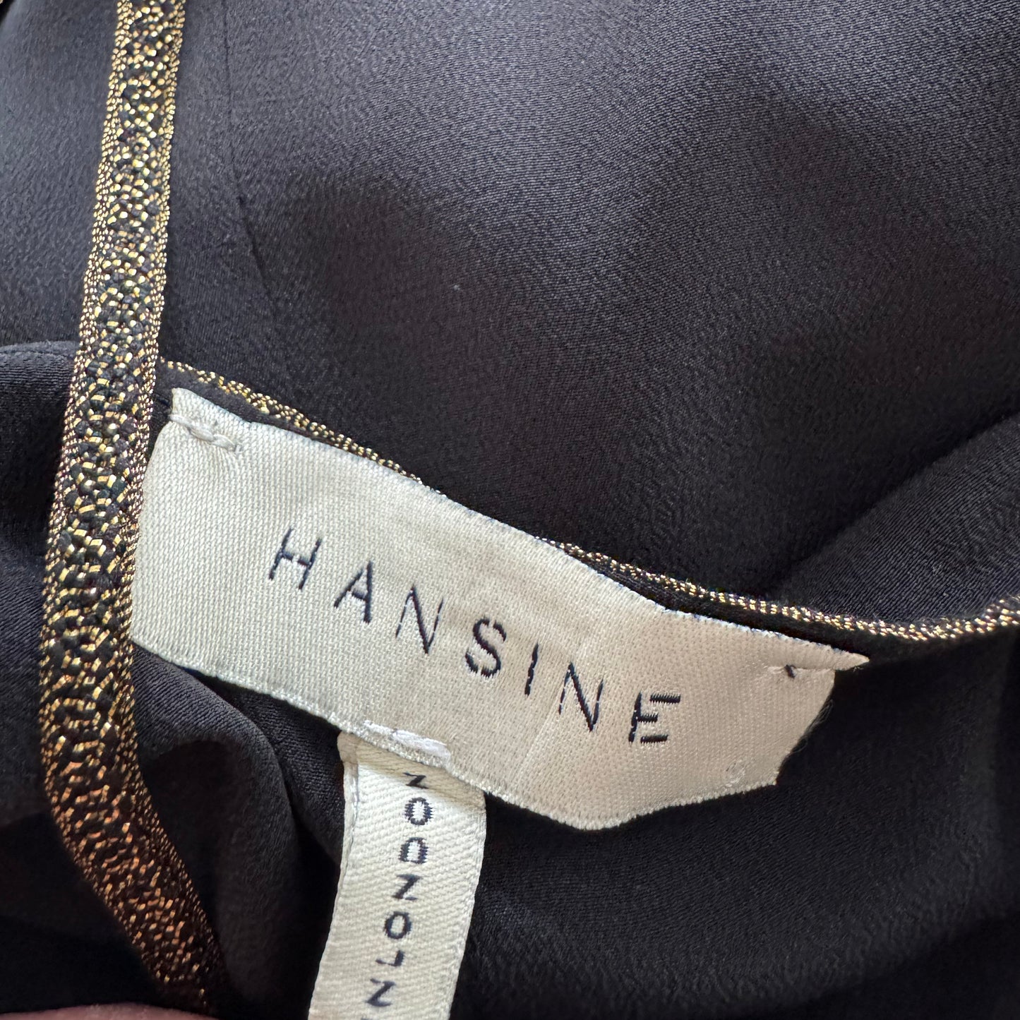 Hansine "Rhodes" Halter Dress in Black, One size Only (fits S-M ish)