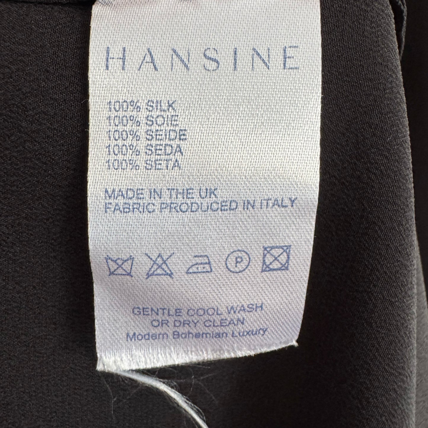 Hansine "Rhodes" Halter Dress in Black, One size Only (fits S-M ish)