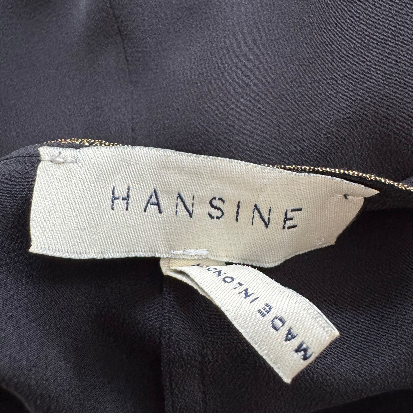 Hansine "Rhodes" Halter Dress in Black, One size Only (fits S-M ish)
