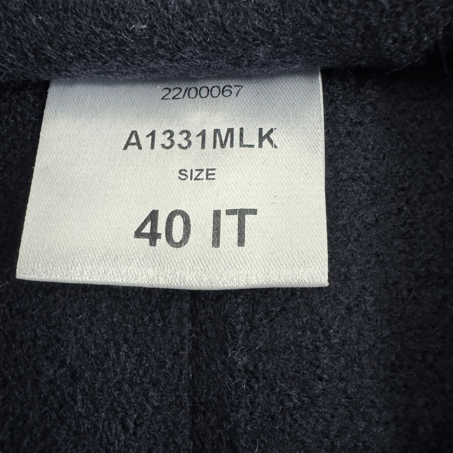 Manteau Cocoon en laine pressée Harris Wharf en Bordeaux, taille 46IT (convient à la taille grande)