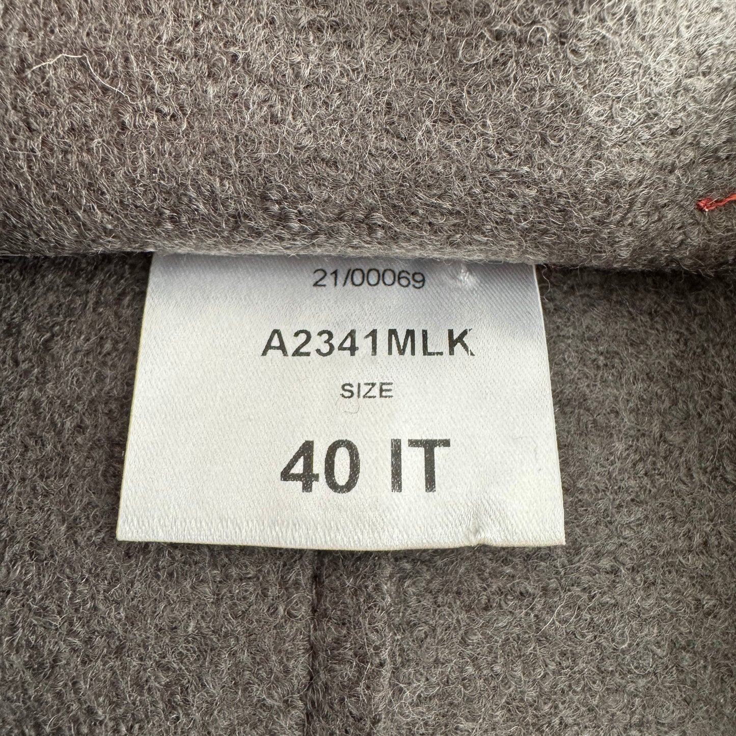 Harris Wharf "Slouchy Peacoat" in Ebony Grey, size 40 ** as is **