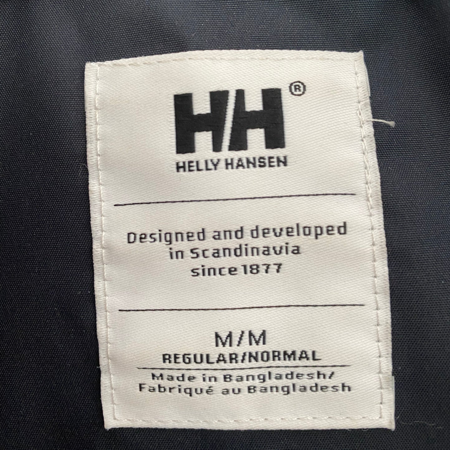 Helly Hansen "Appleton" Rain Jacket in Navy, size Medium