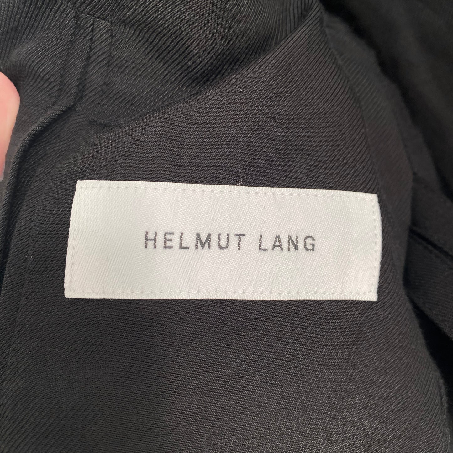 Helmut Lang Cropped Blazer in Black, size 4