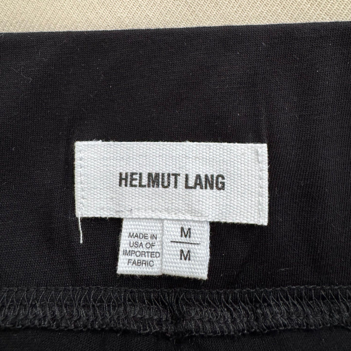 Helmut Lang "Entity" Tencel Jersey Skirt in Black, size Medium