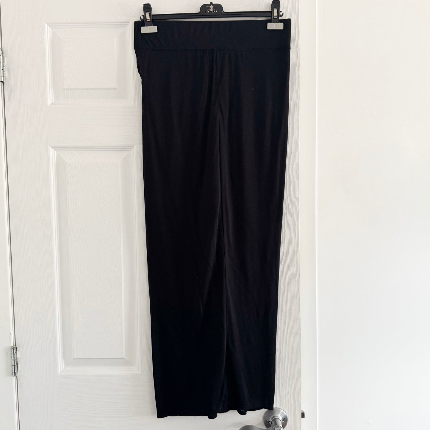 Helmut Lang "Entity" Tencel Jersey Skirt in Black, size Medium