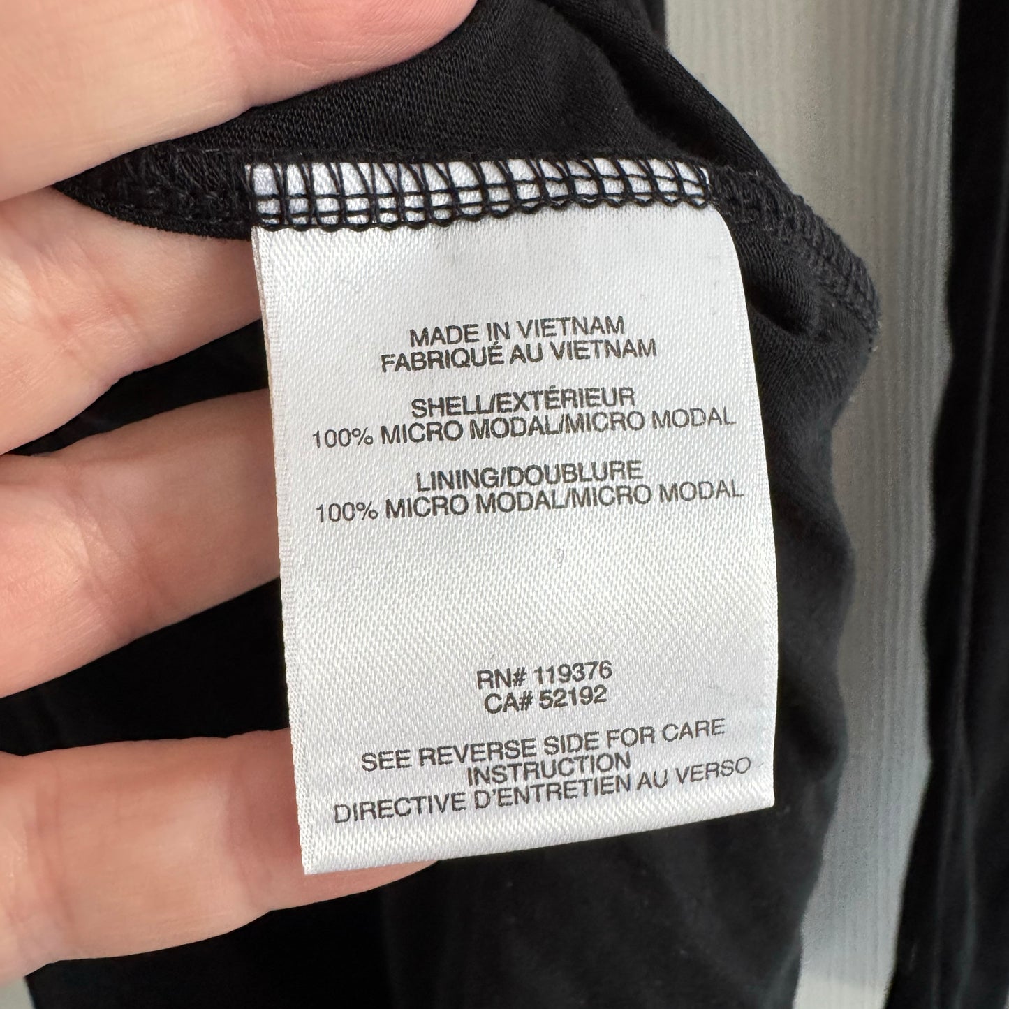 Helmut Lang Slack Jersey Twist Dress Dress in Black, size Medium