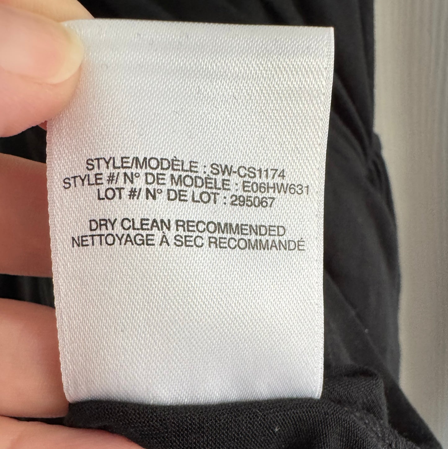 Helmut Lang Slack Jersey Twist Dress Dress in Black, size Medium