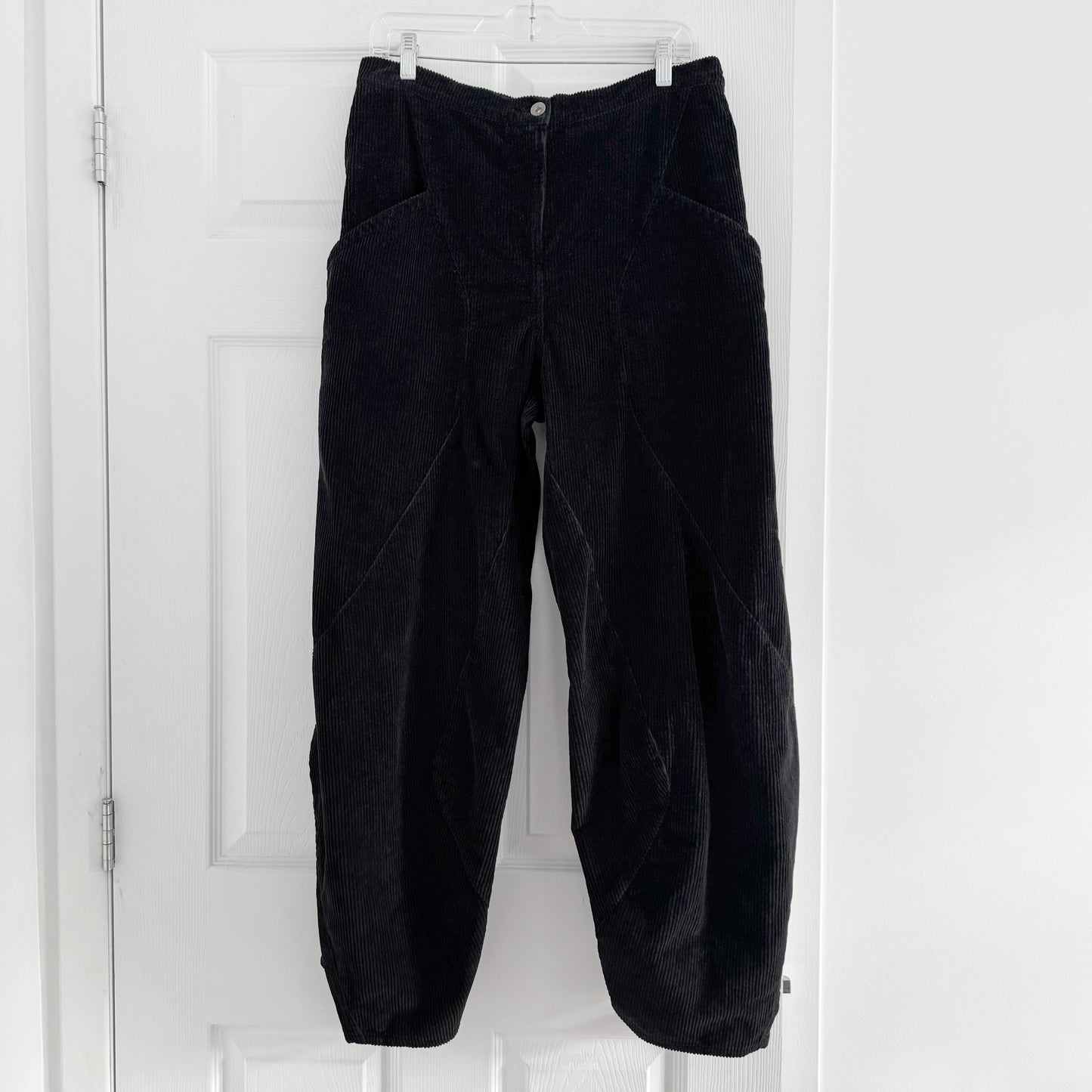 Henrik Vibskov "Digi" Corduroy Pants in Black, size Medium