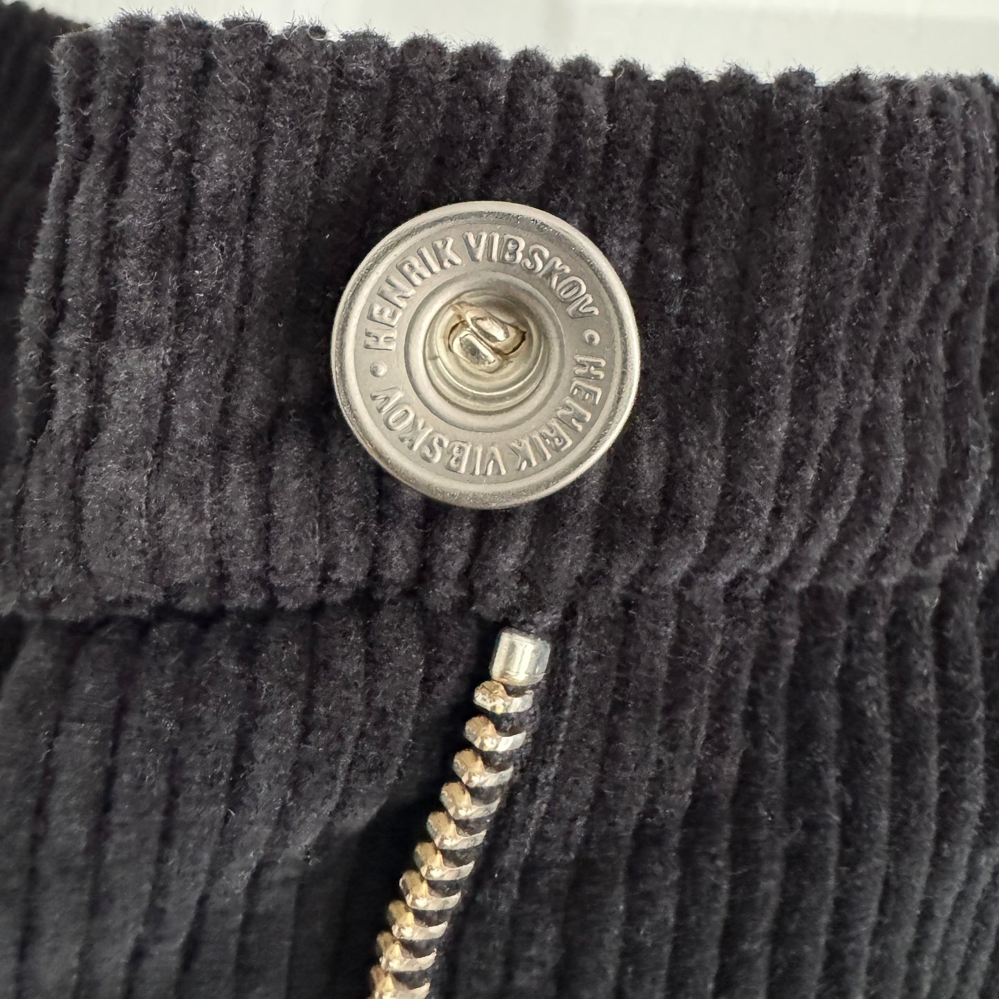 Henrik Vibskov "Digi" Corduroy Pants in Black, size Medium