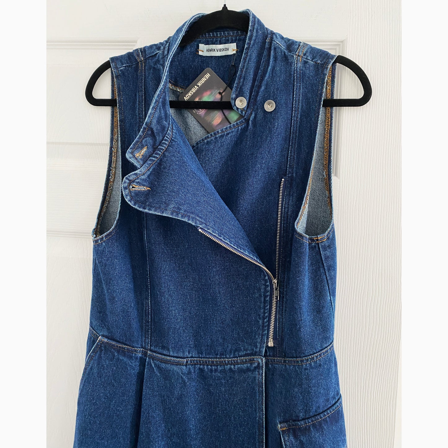 Henrik Vibskov "Craft" Denim Dress, size Large (fits M/L)