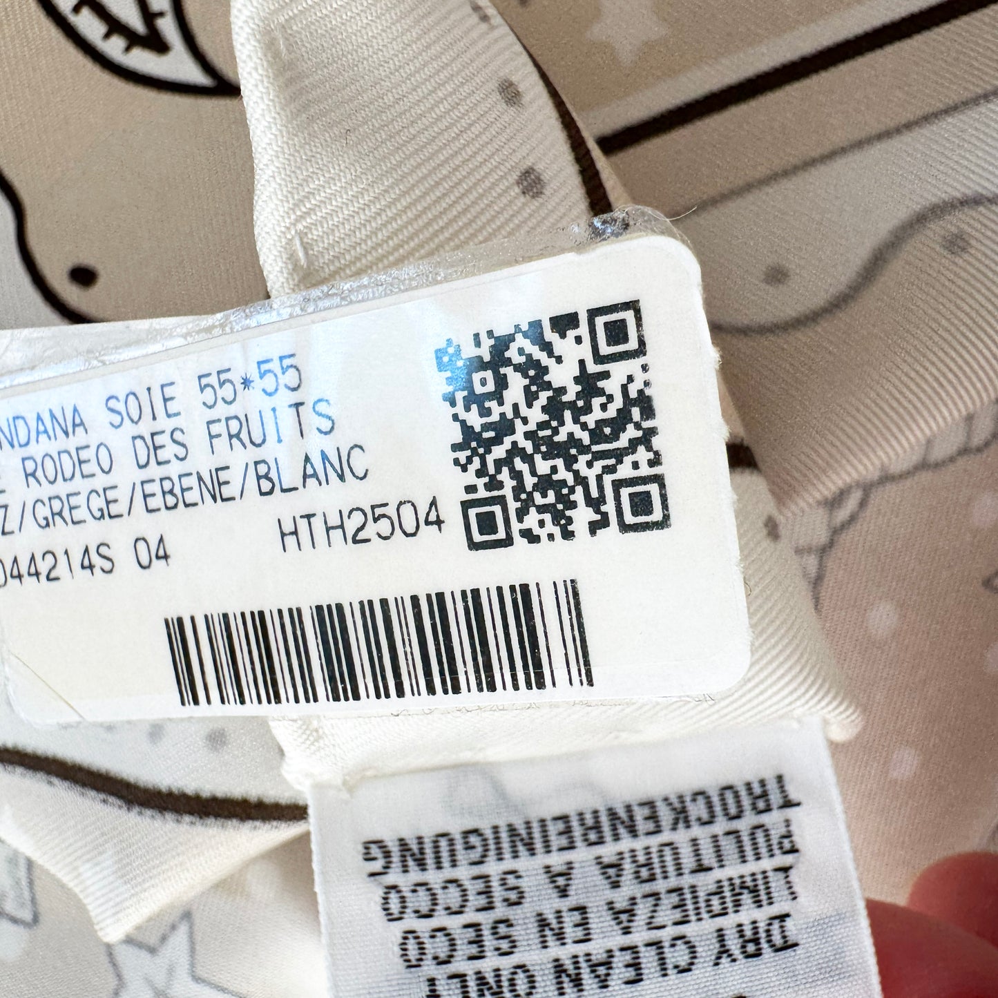 Hermes Le Rodeo des Fruits bandana 55