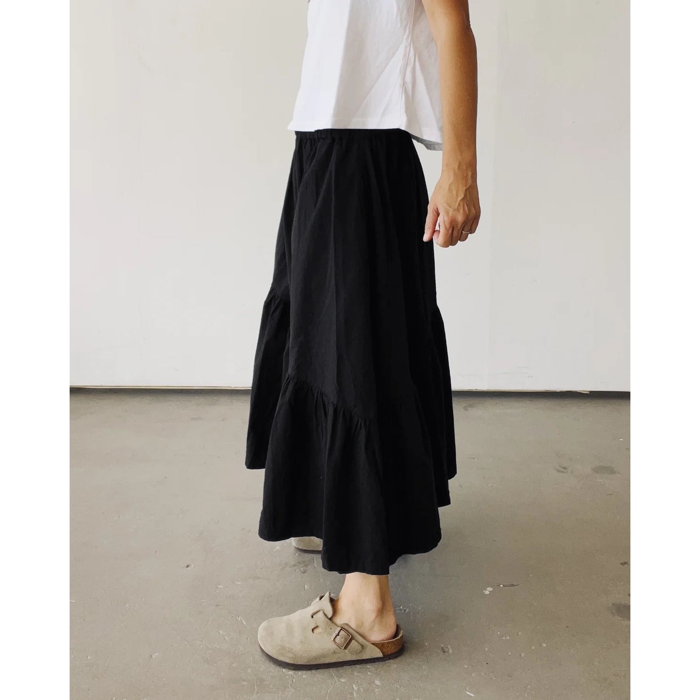 Hey Gang "Ranch" Skirt in Black, size Small