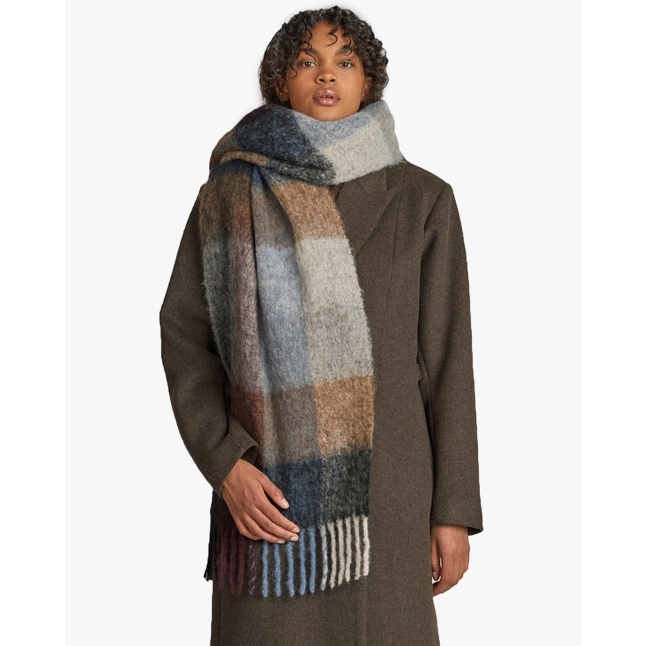 Holzweiler "Fresia" Checked Scarf in Multicolour