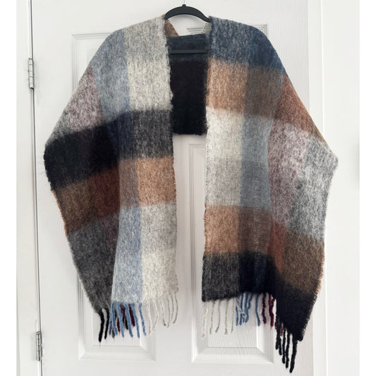 Holzweiler "Fresia" Checked Scarf in Multicolour