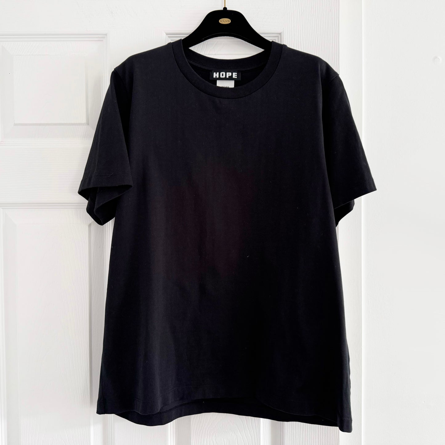 Hope Standard Tee Shirt in Black, size 38 (Medium)