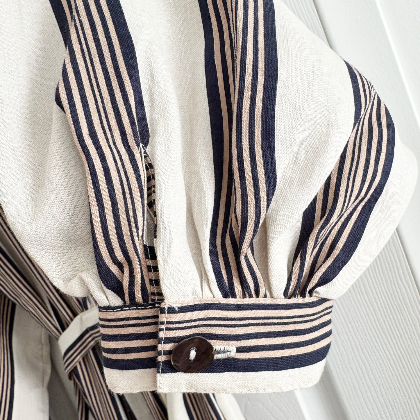 Horses Atelier "Blouson" Striped Maxi Dress in Soleil, size "3" (fits like size small) AS IS