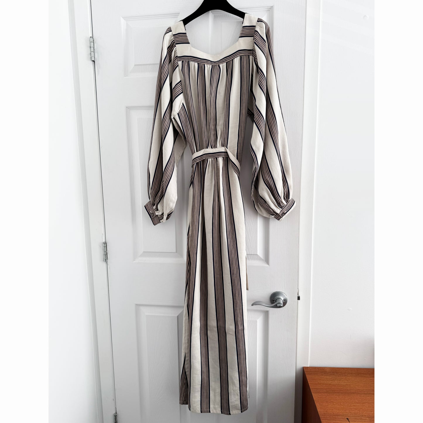 Horses Atelier "Blouson" Striped Maxi Dress in Soleil, size "3" (fits like size small) AS IS