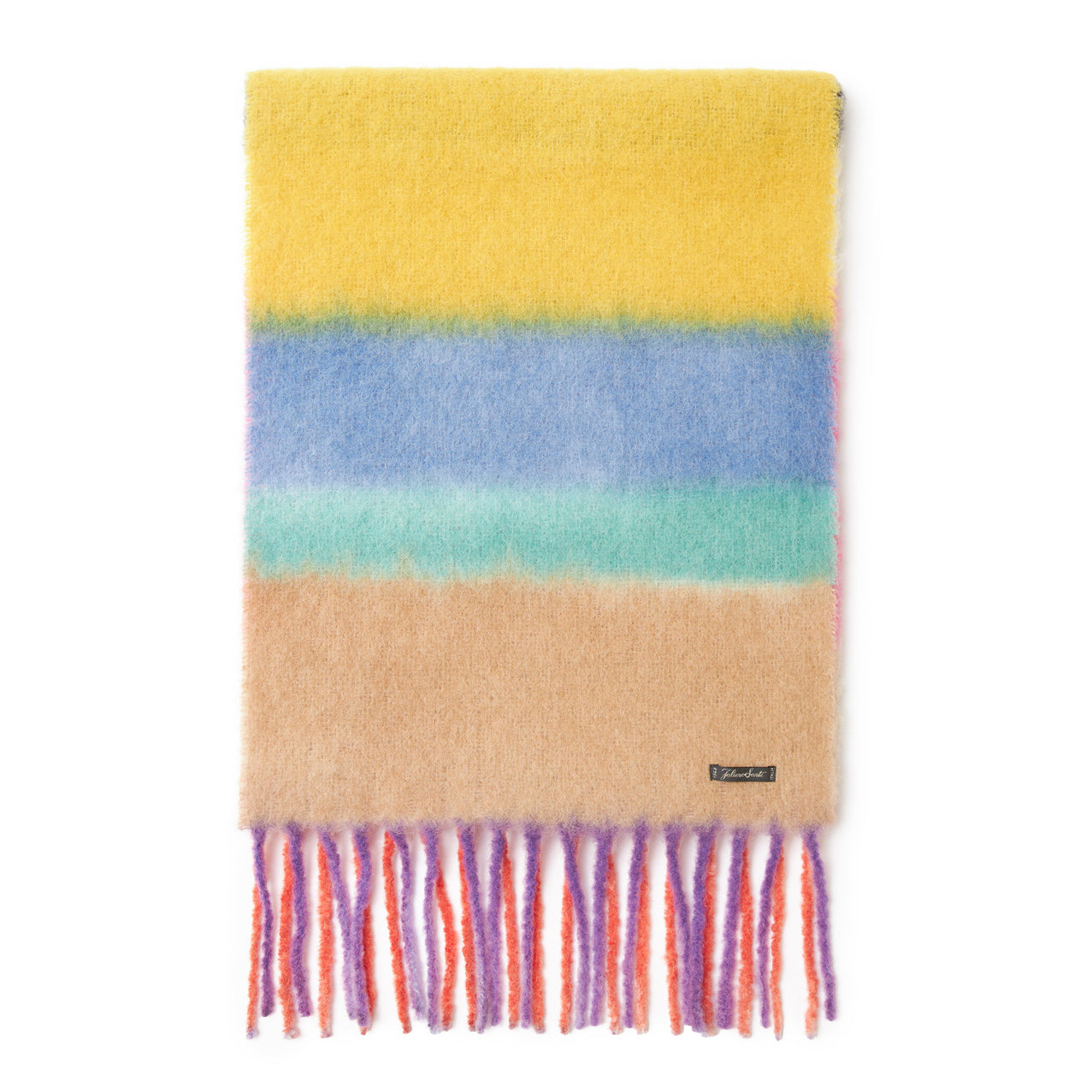 Faliero Sarti "Betty" Striped Alpaca Scarf