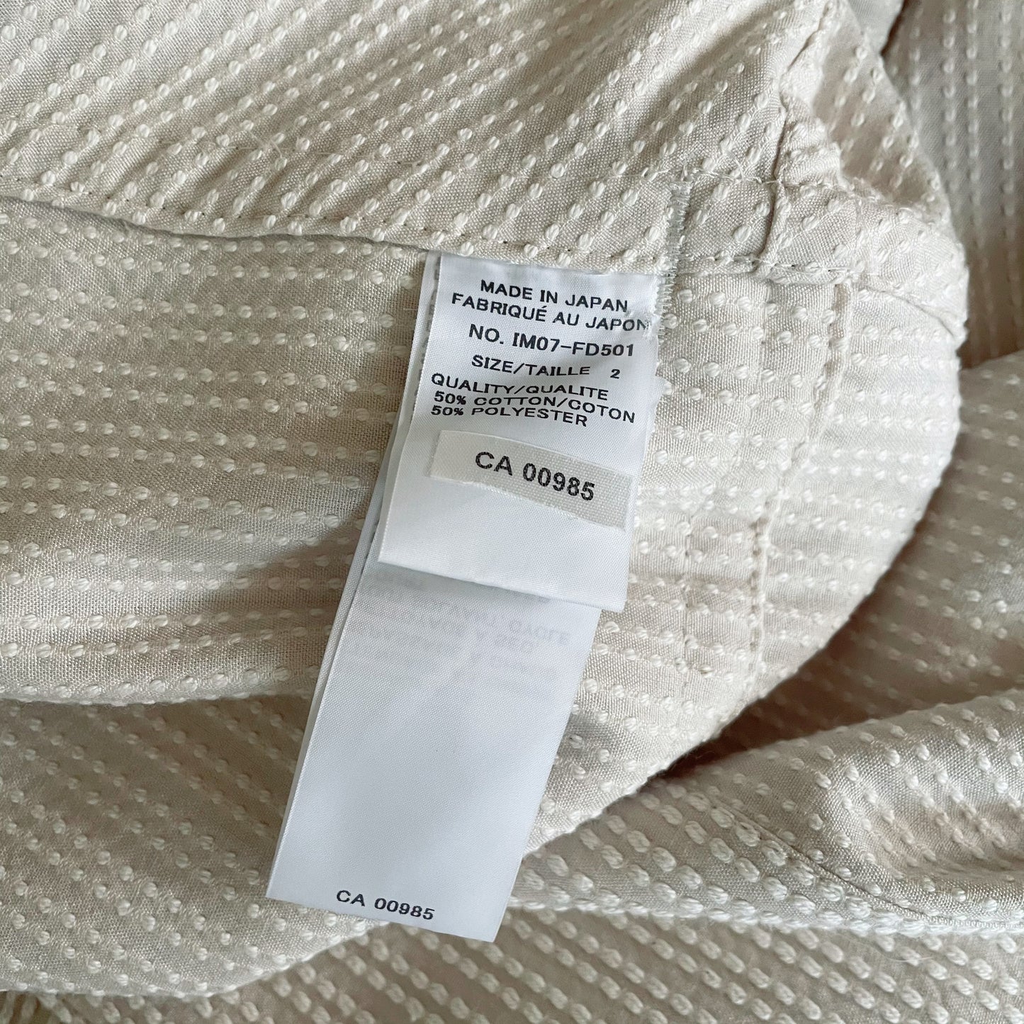 Issey Miyake Sashiko Wrap Kimono Jacket taille « 2 » s’adapte à M à XL