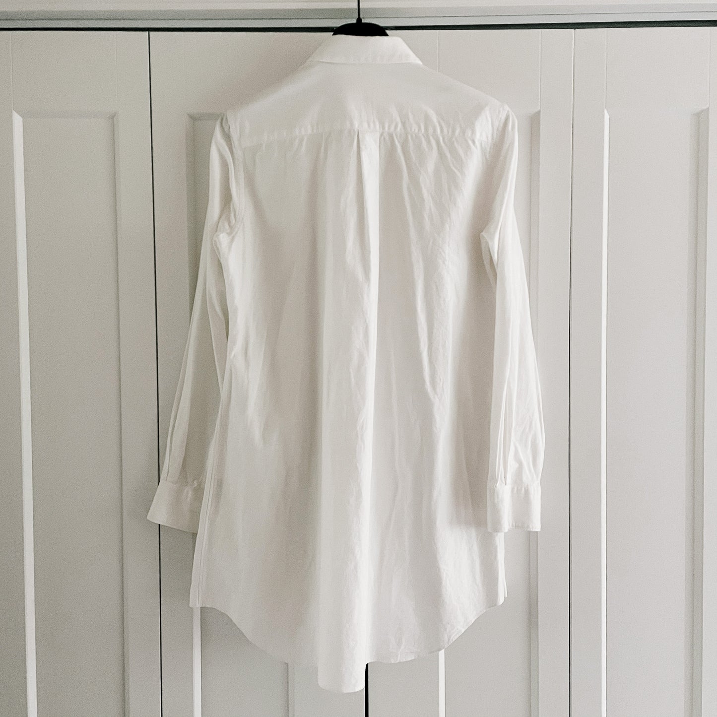 Comme Des Garcons Chemise boutonnée plissée blanche, taille petite (convient à Medium)