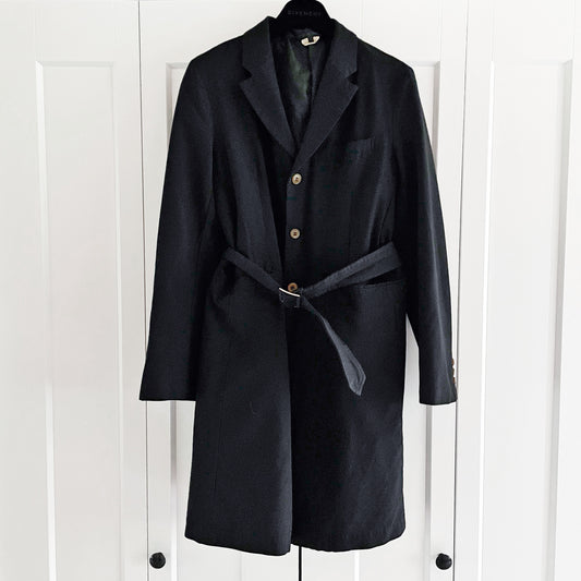 Comme des Garcons Comme des Garcons Black Trench Coat, size Medium