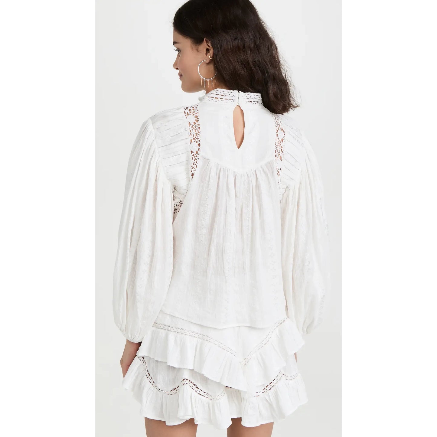 Isabel Marant Etoile "Jassie" Blouse in White, size 34