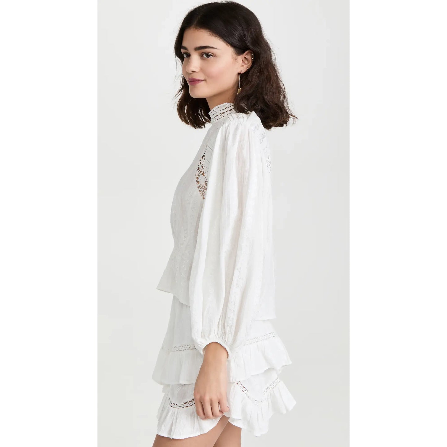 Isabel Marant Etoile "Jassie" Blouse in White, size 34