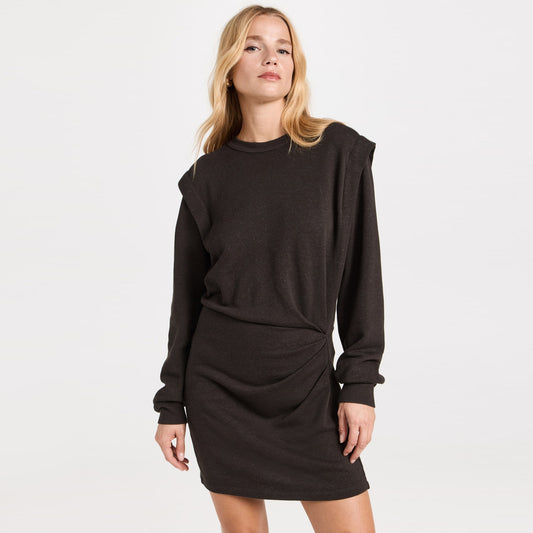 Isabel Marant Etoile "Michaela" Dress in Faded Black, size 38 (size small)