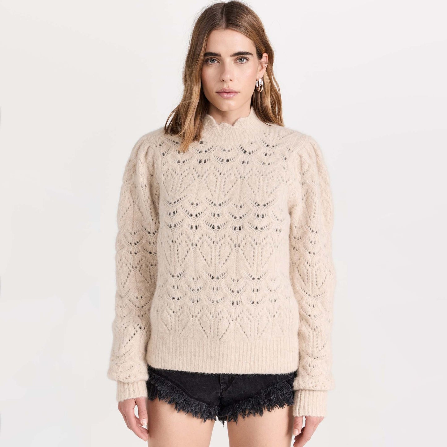 Isabel Marant Etoile "Galini" Sweater in Light Beige, size 36