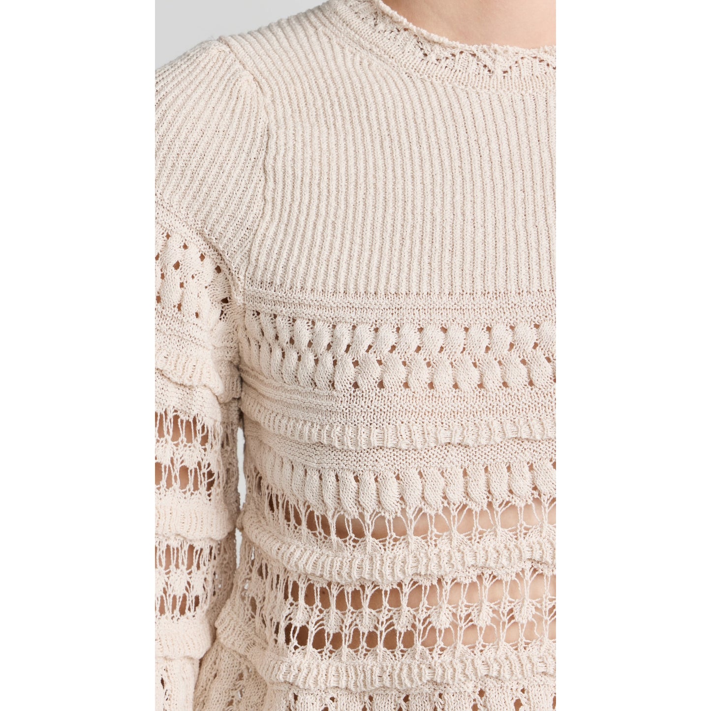 Isabel Marant Etoile "Frizy" Crochet Crop Top, size 38 (size small)