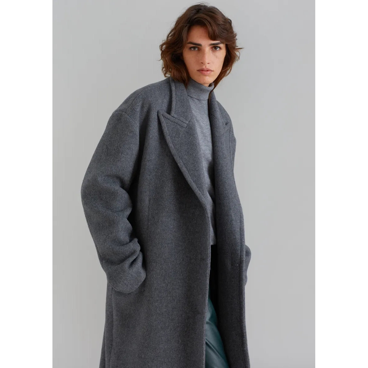 The Frankie Shop "Anya" Coat in Black, size XS/S (fits like Medium)