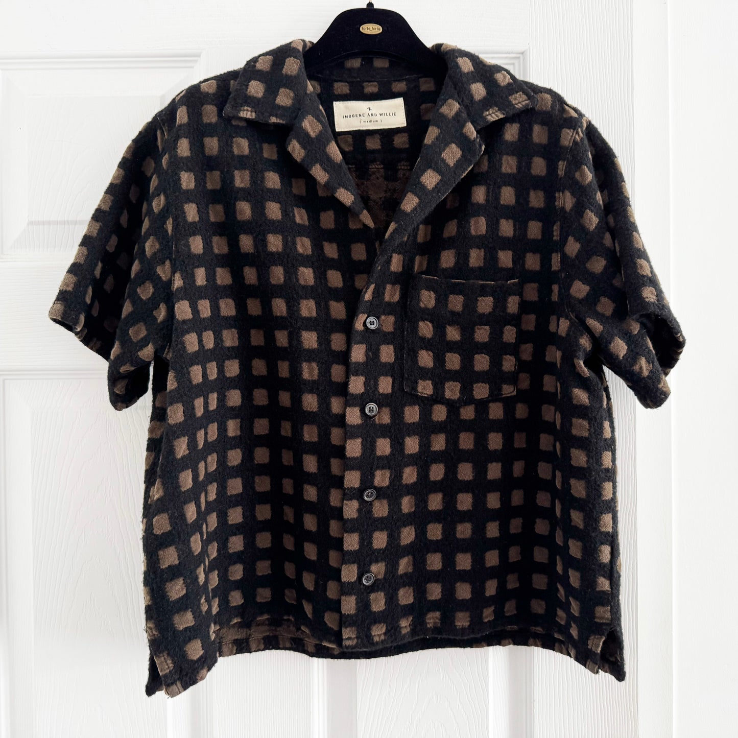 Imogene + Willie "Sunfair" Checked Shirt, size Medium
