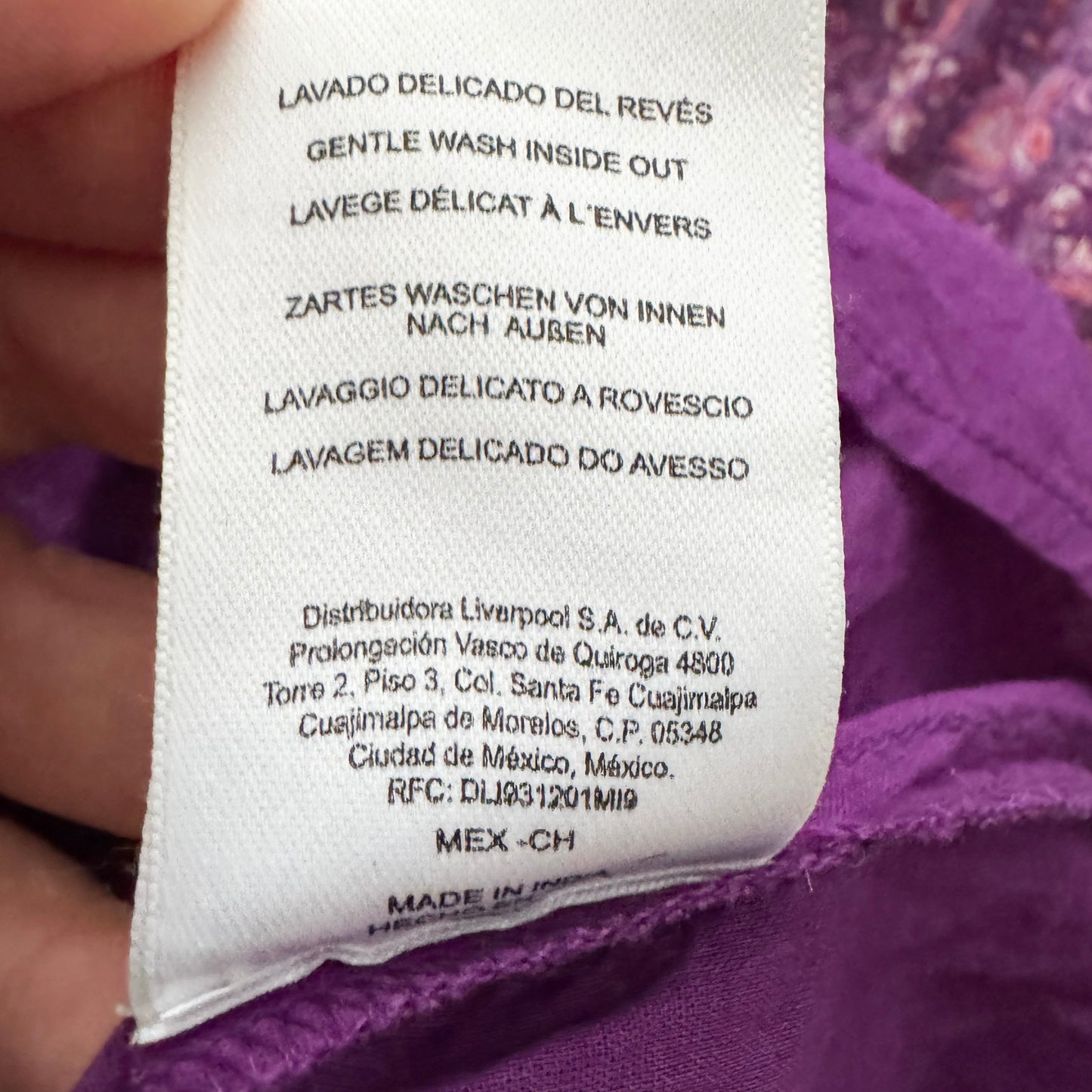 Indi & Cold "Hugo" Organic Cotton Tank Maxi in Purple, size Small