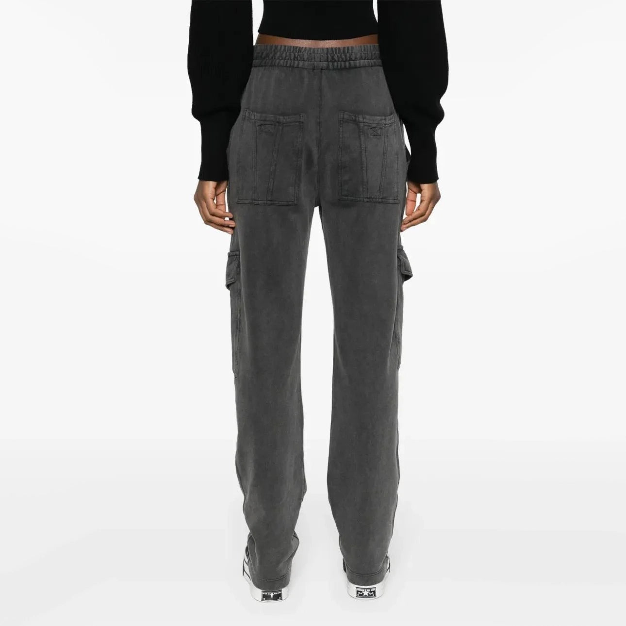 Isabel Marant Etoile "Peorana" Cargo Sweatpant in Faded Black, size 36