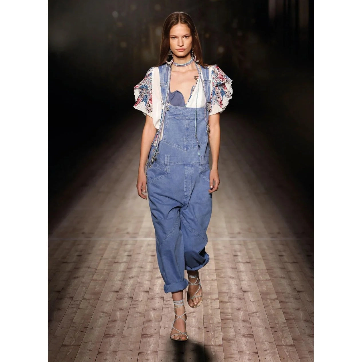 Isabel Marant "Eliama" Denim Overall in Blue size 40 (fits like size 8 ish)