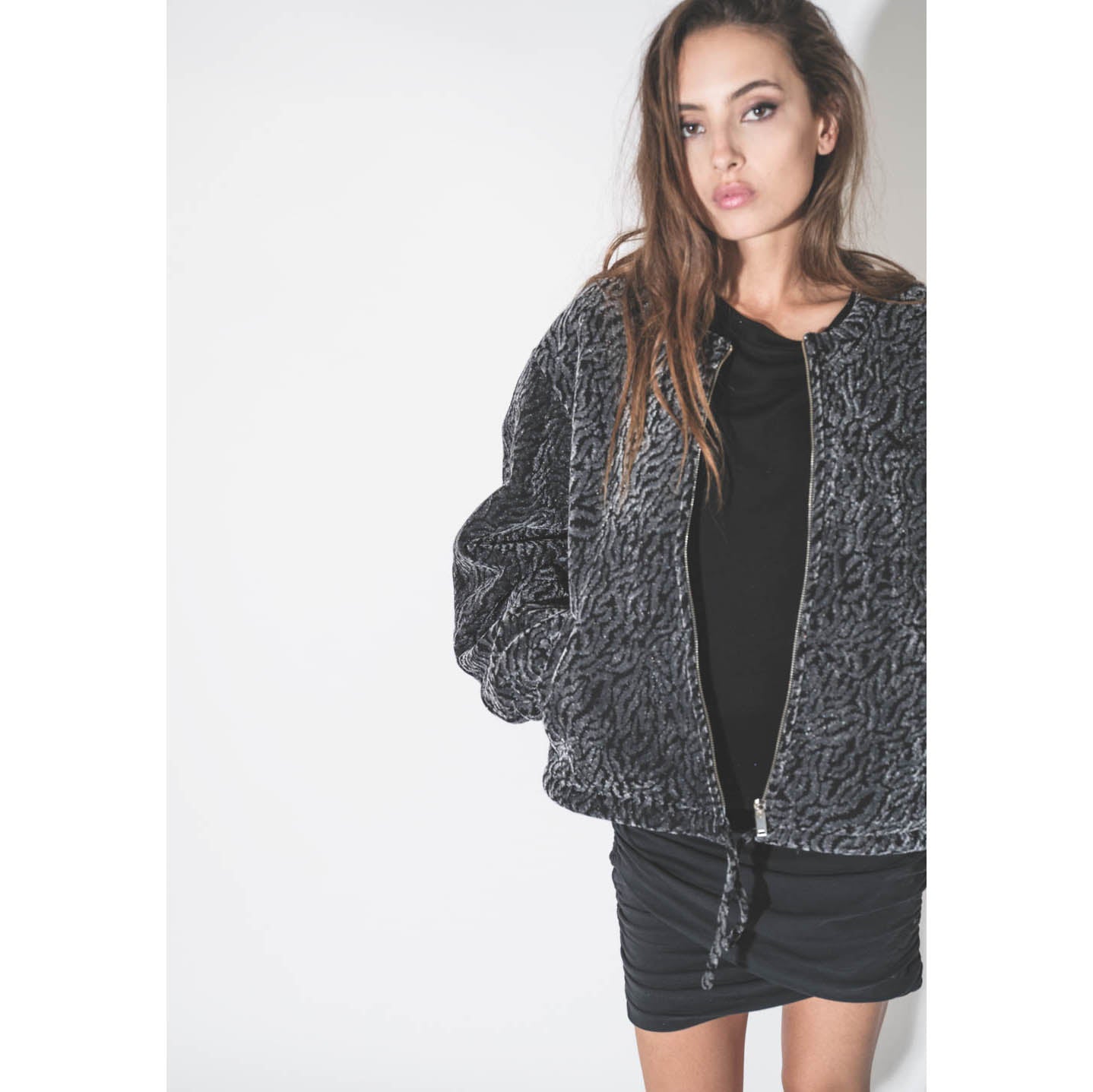 Isabel Marant Etoile "Abelina" Jacket in Grey, size 40