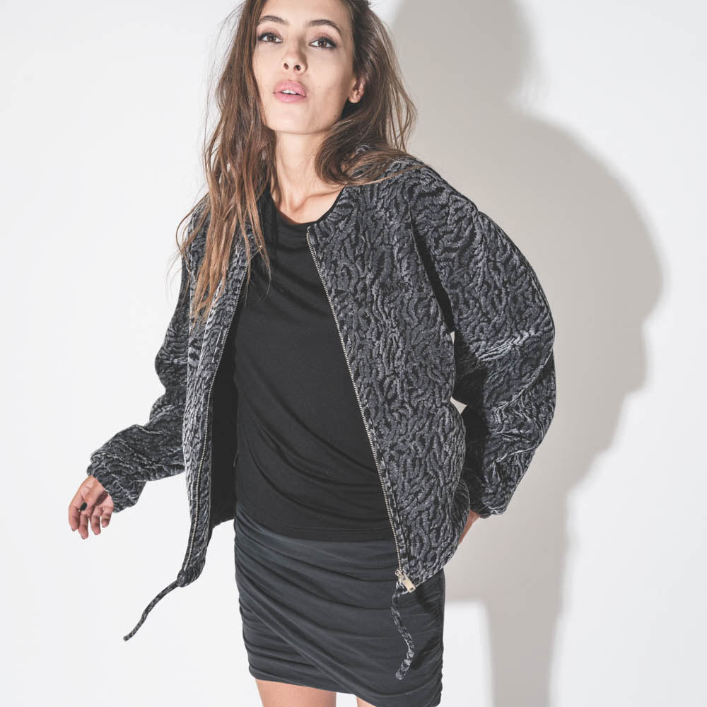 Isabel Marant Etoile "Abelina" Jacket in Grey, size 40