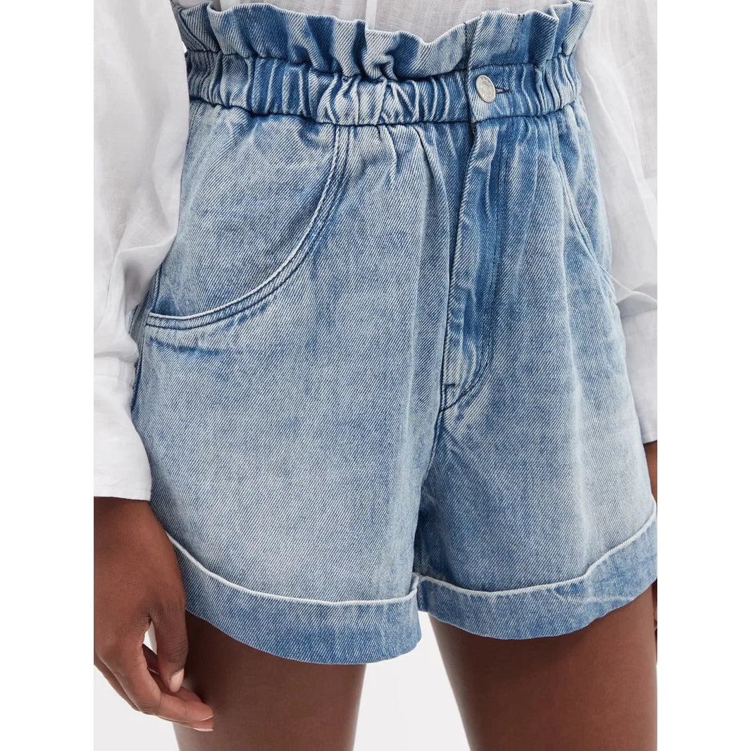 Isabel Marant Etoile "Itea" Denim Shorts, size 38