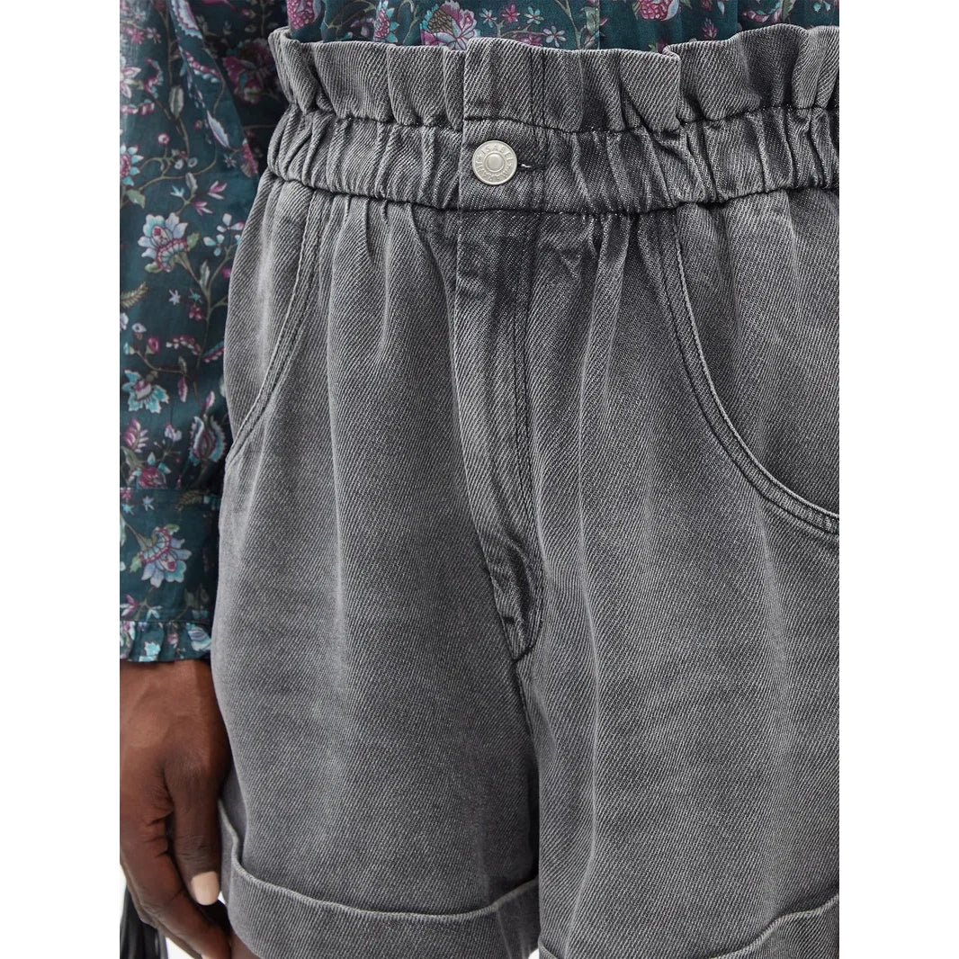 Isabel Marant Etoile "Itea" Denim Shorts in Grey, size 38 (fits like 4/6)