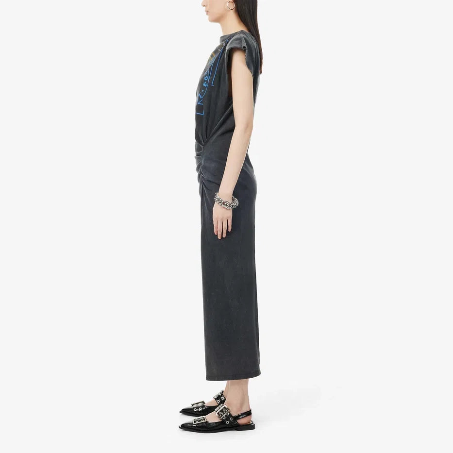 Isabel Marant "Nadela" T-Shirt Dress in Grey, size 36