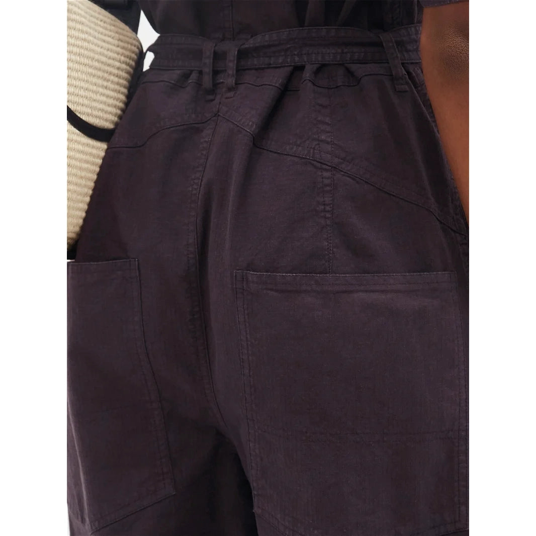 Isabel Marant "Etundra" Jumpsuit in "Washed Black" (IRL like a purple?), size 36 (fits size 2/4)