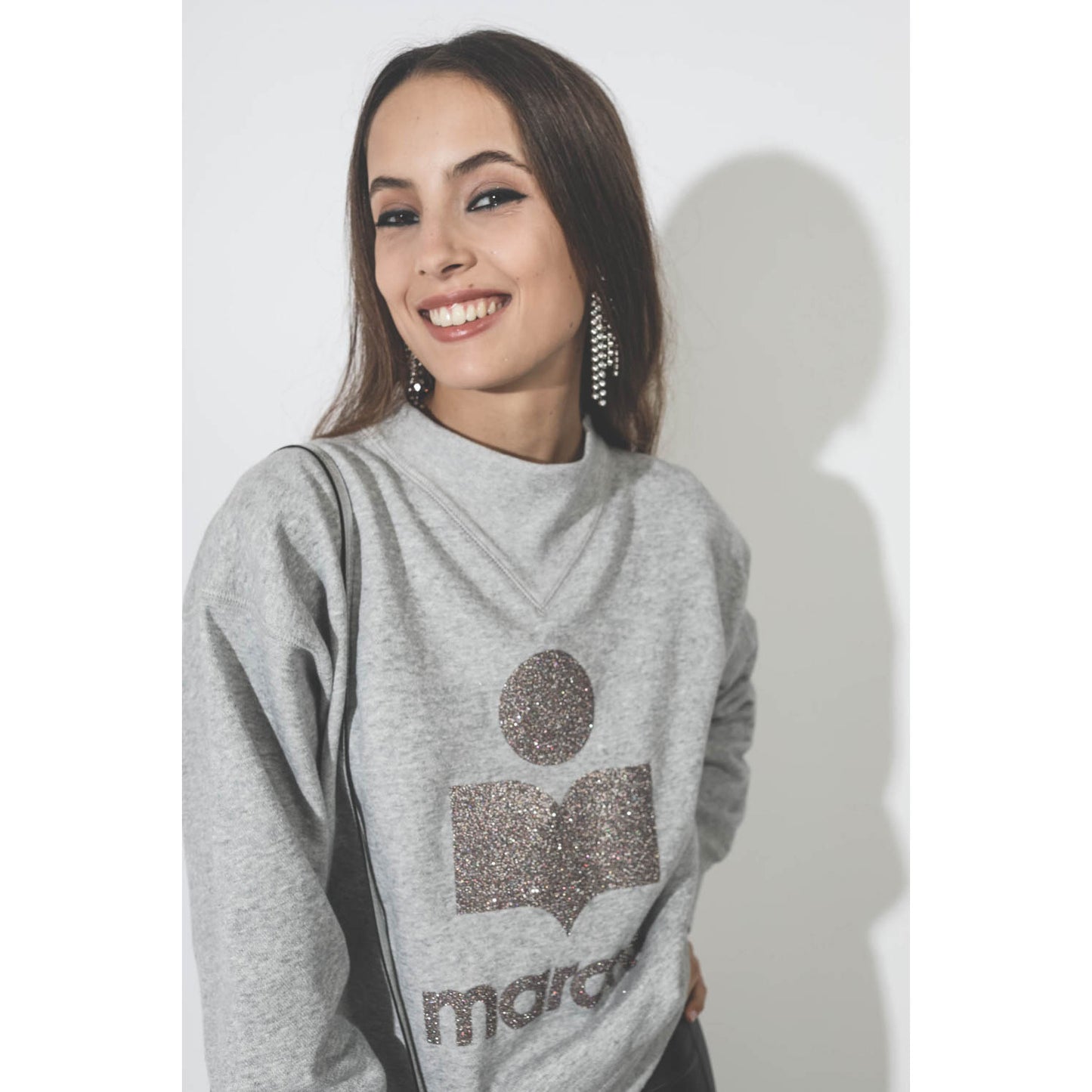 Isabel Marant Etoile "Moby" Sweatshirt in Grey, size 38 (fits like size Small).