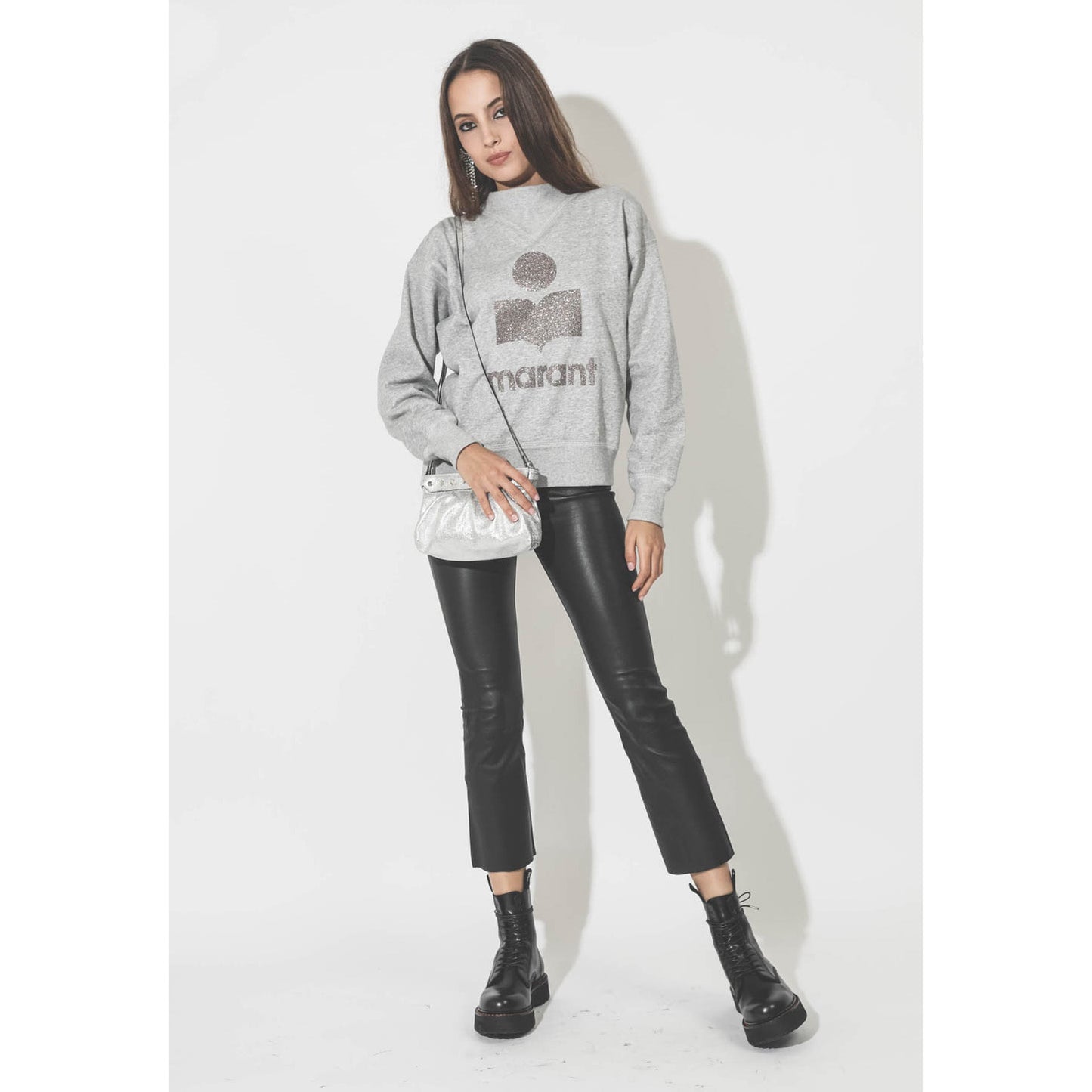 Isabel Marant Etoile "Moby" Sweatshirt in Grey, size 38 (fits like size Small).