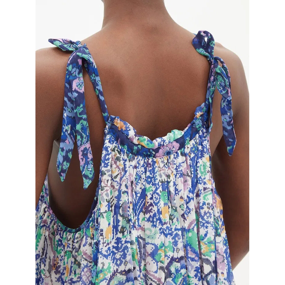 Isabel Marant "Violine" Halter Top in Blue, size 36