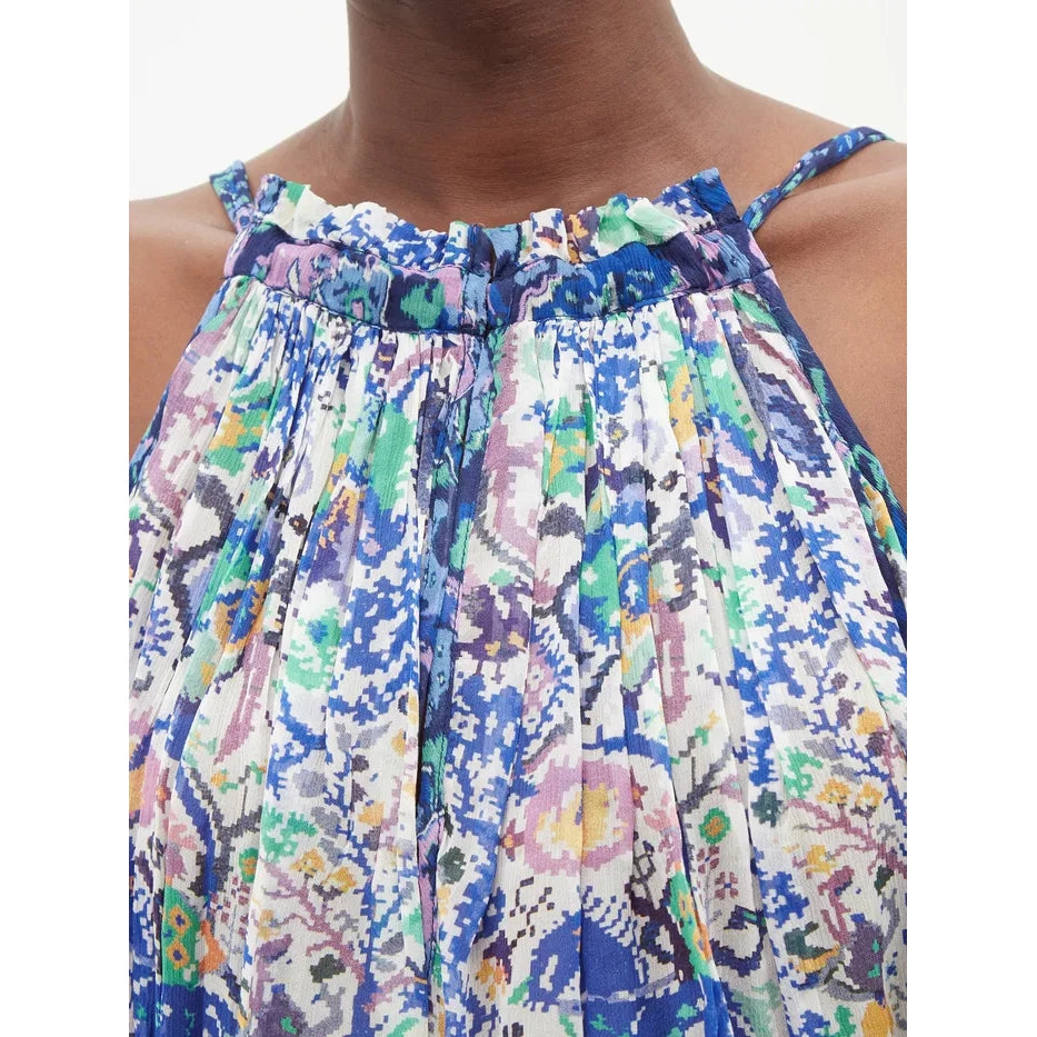 Isabel Marant "Violine" Halter Top in Blue, size 36