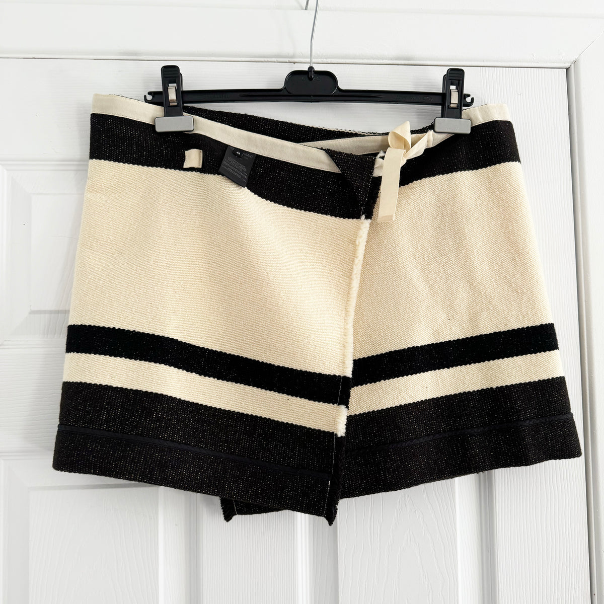 Isabel Marant "Adelaide" Striped Blanket Skirt, size 44