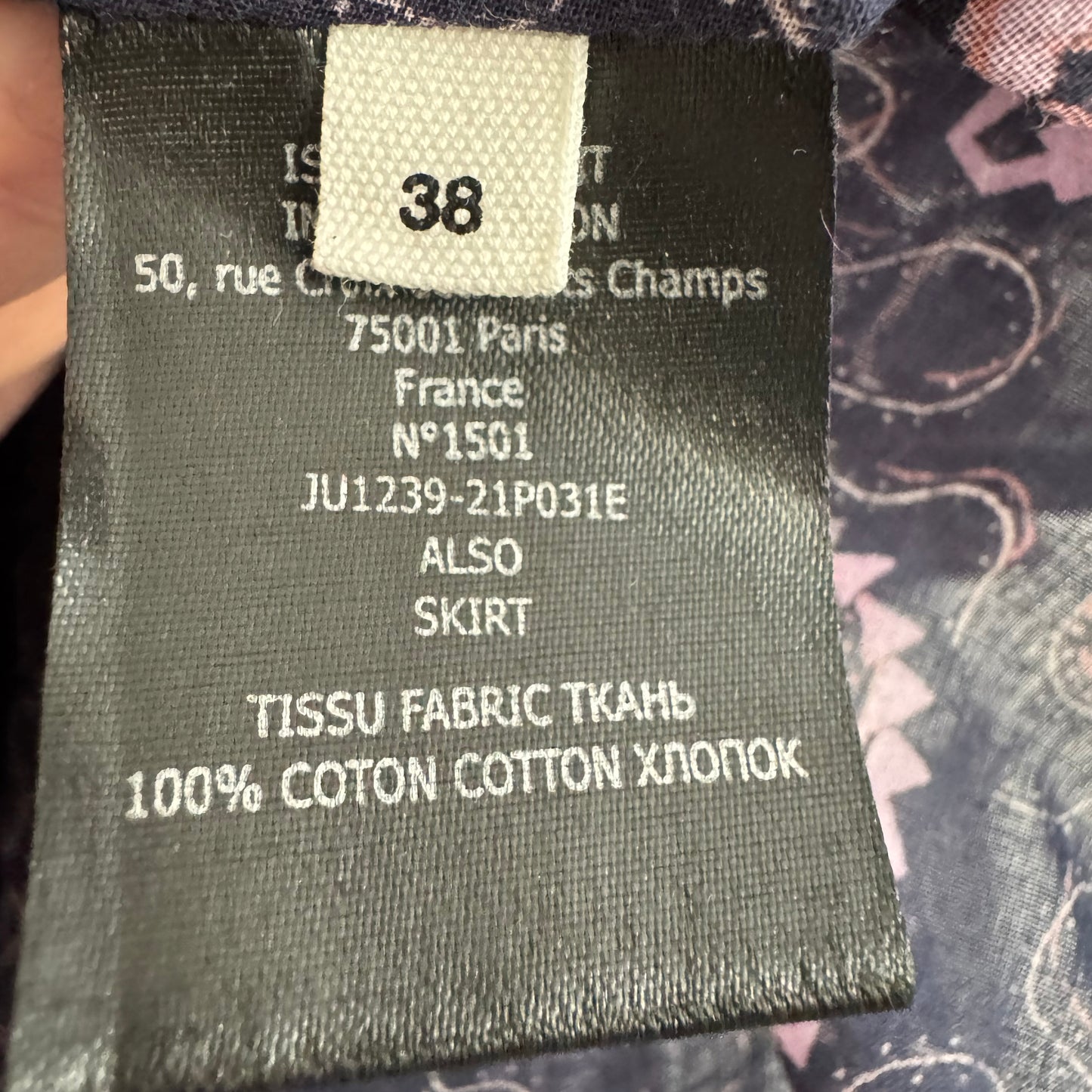 Isabel Marant Etoile "Also" Skirt in Purple, size 38